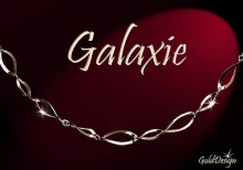 Galaxie - řetízek zlacený